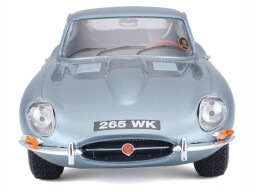 Bburago Jaguar E Coupe 1:18 Metalic Silver Blue